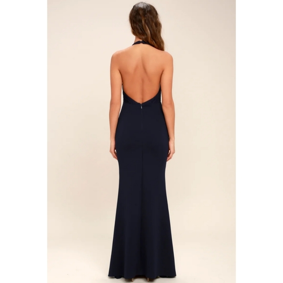 lulu's • love potion lace halter maxi dress - Picture 2 of 10